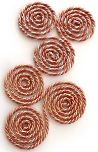 Triskelion gold & silver pair